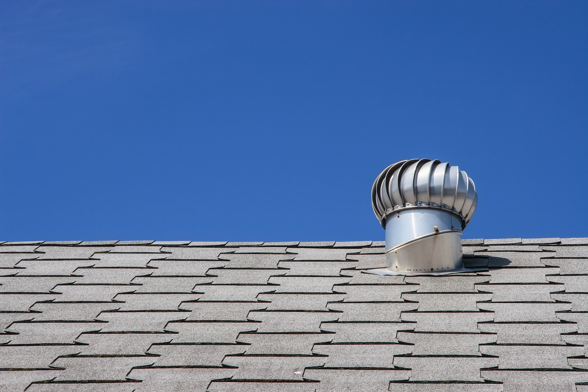 Roof top ventilation system for heat control of commercial building